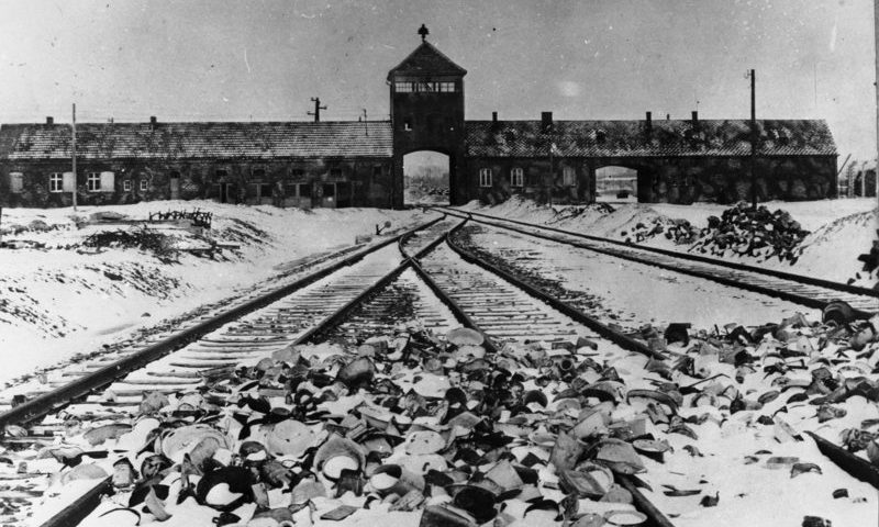 KZ Auschwitz, Einfahrt